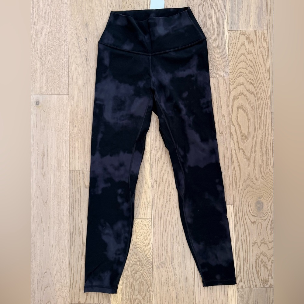 CRZ YOGA Women’s Black Tie Dye Yoga Leggings